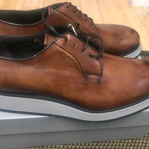 Brand new men’s lace up shoes. Made in Italy